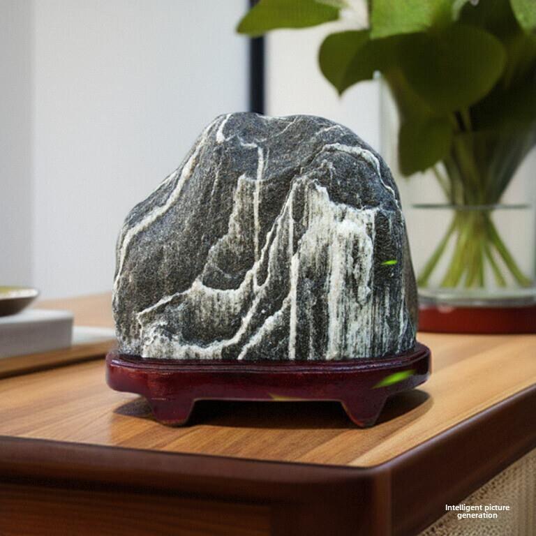 泰山石天然原石泰山石敢当镇宅补角室内靠山石办公室客厅石头摆件