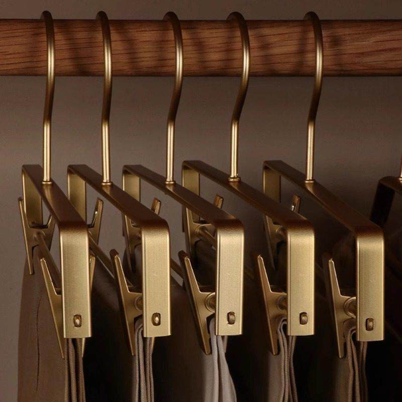 裤架裤夹家用衣柜无痕伸缩裤子架挂裤子专用衣架裙夹铝合金挂衣架,收纳整理,裤/裙架,淘宝优惠券,粉丝福利购,淘宝优惠卷