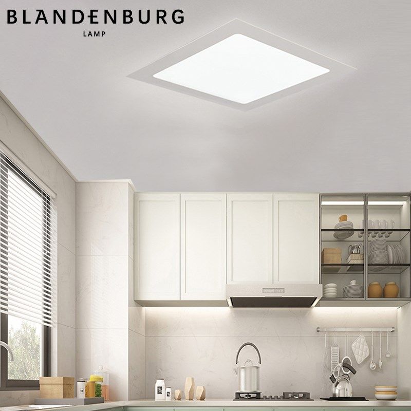 嵌入式正方形吸顶灯防水卫生间灯具浴室阳台卧室厨卫灯过道走廊灯,家装灯饰光源,厨卫/阳台/玄关/过道吸顶灯,淘宝优惠券,粉丝福利购,淘宝优惠卷