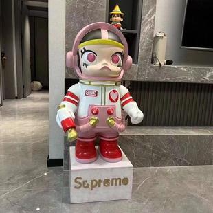 网红大号茉莉80cm太空人卡通颜值落地摆件客厅电视柜装 饰品玄关