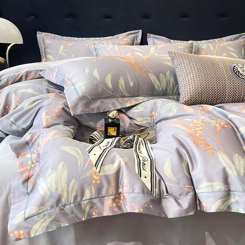 高支高密数码印花纯棉被套248x228cm全棉被罩200x230x229尺寸定做