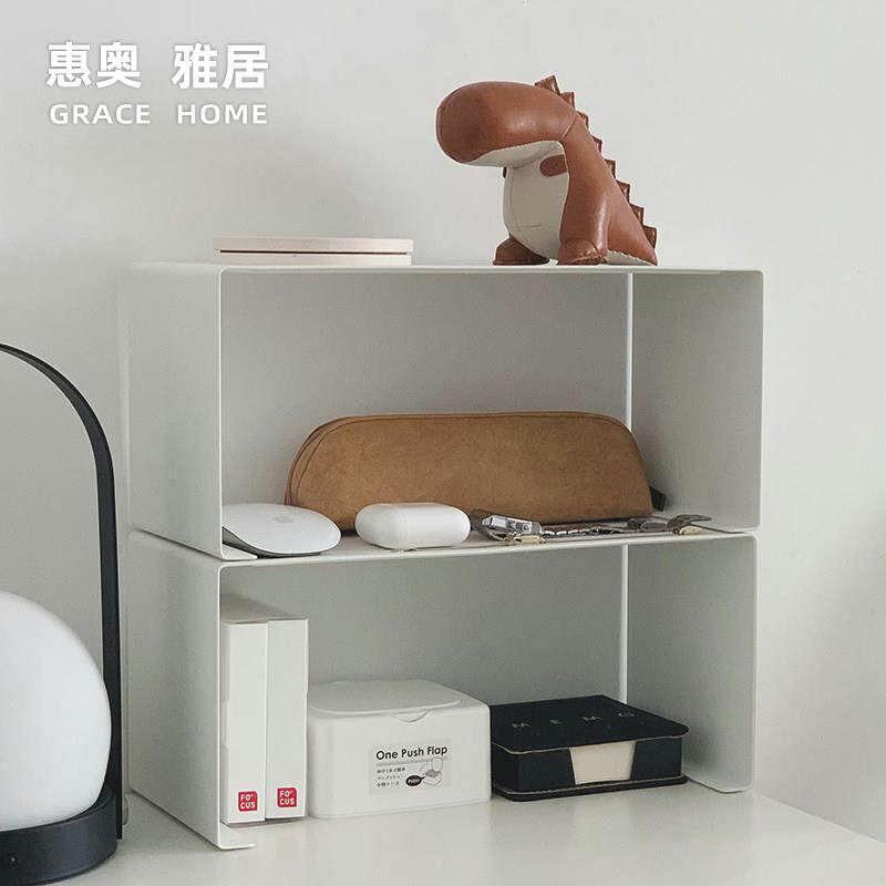 咖啡角置物架铁艺台面杯子金属收纳杯架柜子分层架子桌面厨房u型