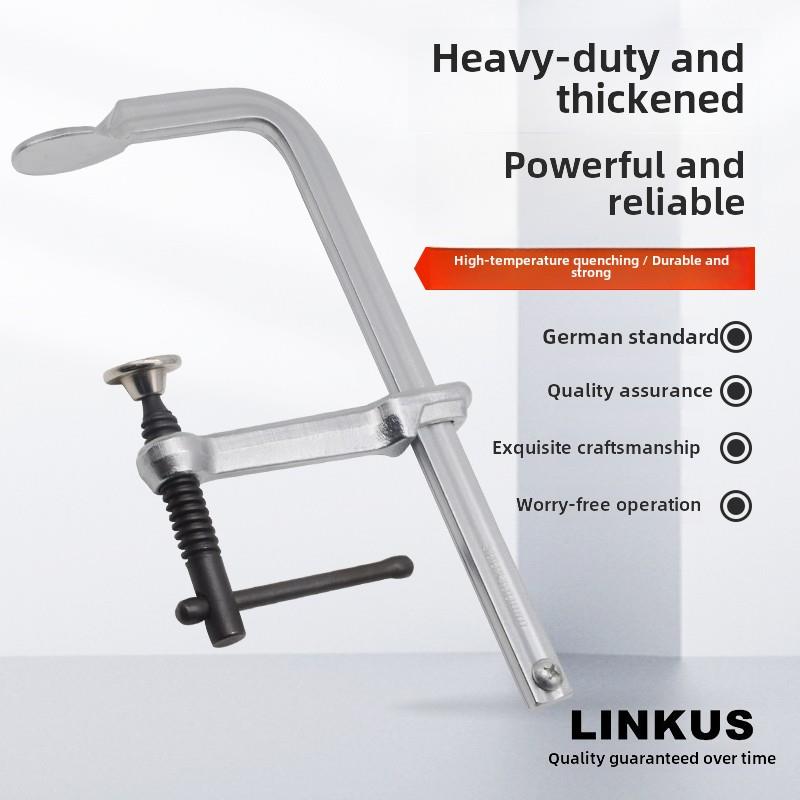 工业级重型f夹锻造钢夹固定器60/80/100快速夹紧器木工夹固定夹具