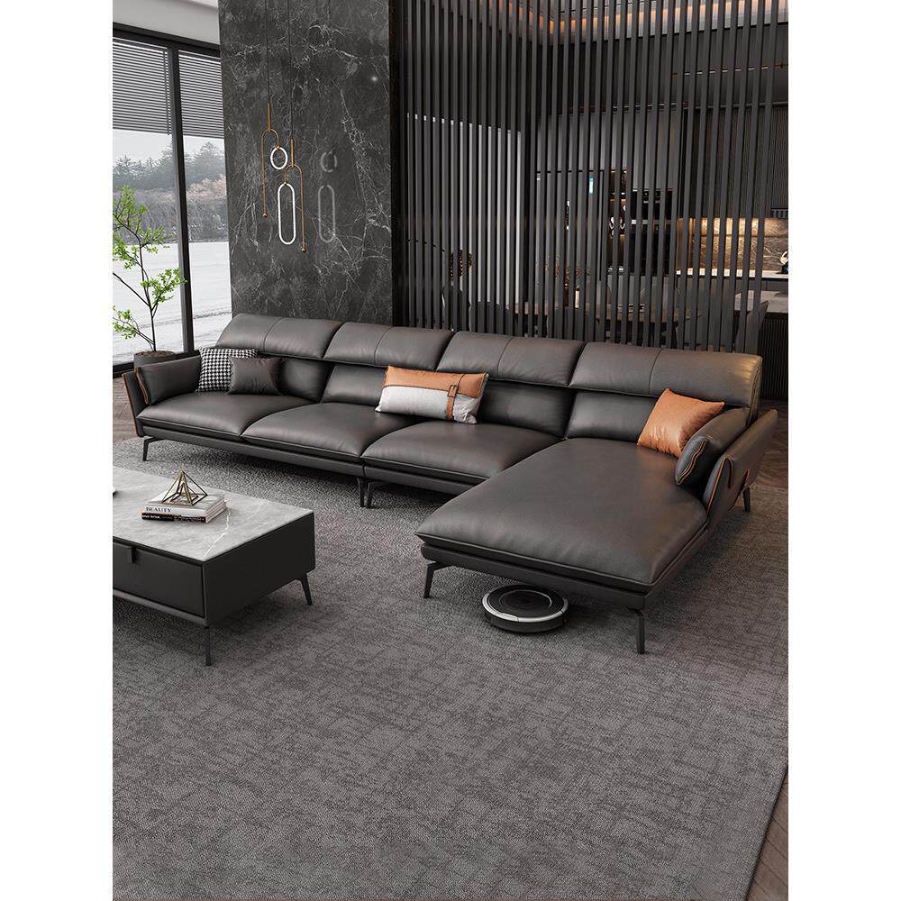 酷泰科技布艺沙发可达豪华贵妃组合意大利客厅现代转角l型免水洗