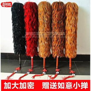 鸡毛掸子汽车家用除灰纯手工除尘弹子不掉毛伸缩加厚清洁禅子毯子