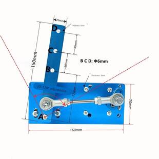 往覆摇摆机 12v24v直流电机角度可调电动扇子机摇晃遛鸟理疗拍打