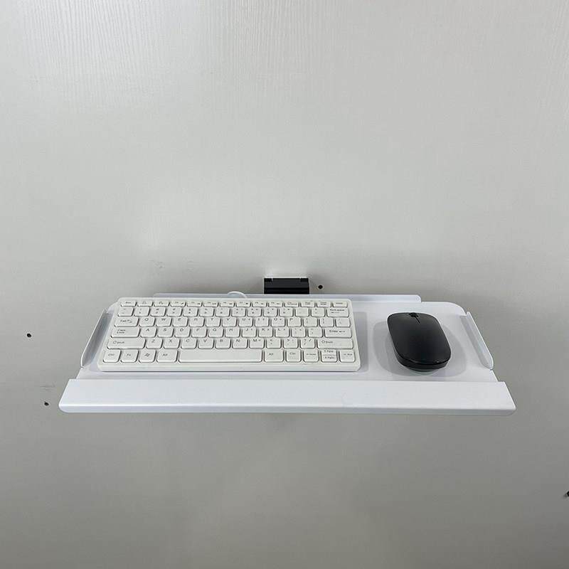 工业机电设备机柜键盘托架 壁挂伸缩600MM黑色 承重15kg键盘支架