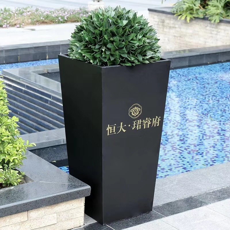 镀锌钢不锈钢烤漆方形花箱制作金属花钵花盆花器专业制作厂家,家居饰品,花盆,淘宝优惠券,粉丝福利购,淘宝优惠卷