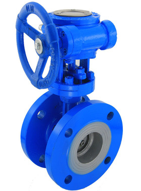 上海美力德D343H/D43H法兰式铸钢手动蝶阀