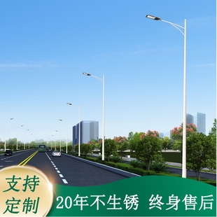 8米10米12米单臂路灯杆 厂家定制6米路灯 农村厂区太阳能路灯杆