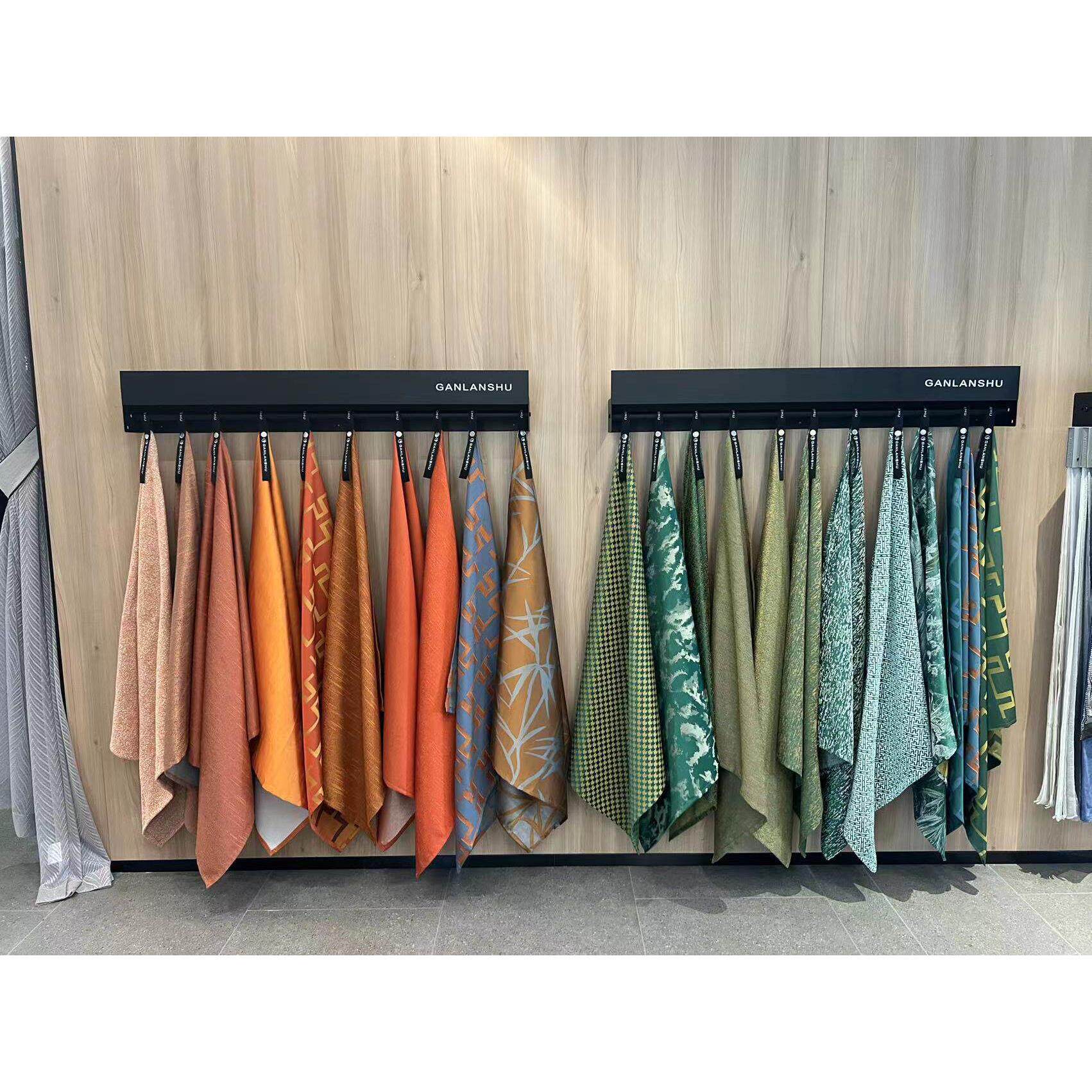 布料样品展示架双面皮革面料样板陈列架子家纺店展架样布吊卡货架