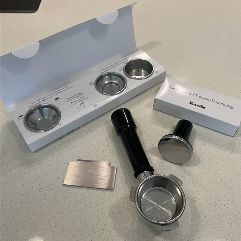 澳洲直邮Breville铂富BES870 BKS不锈钢半自动咖啡机 适用111V~24