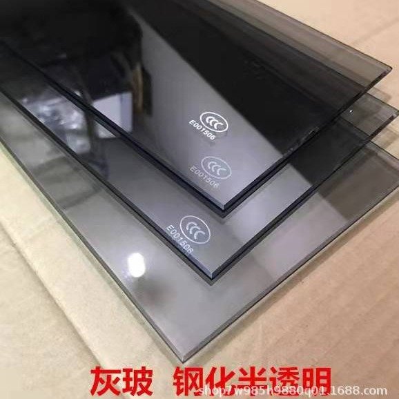 厂家供应钢化色玻 茶色玻璃 灰色玻璃 蓝色玻璃 绿色玻璃