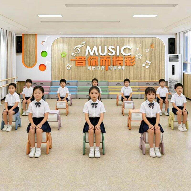 多功能音乐凳音乐教室专用舞台凳六面体凳学生阶梯方凳大合唱凳子