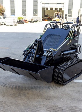 出口德国滑移装载机 380KG多功能小铲车 Mini Skid Steer Loader