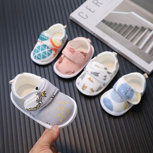 婴幼童春秋布鞋新生儿0-1岁夏季纯棉布3-8-12月软底学步鞋男女宝