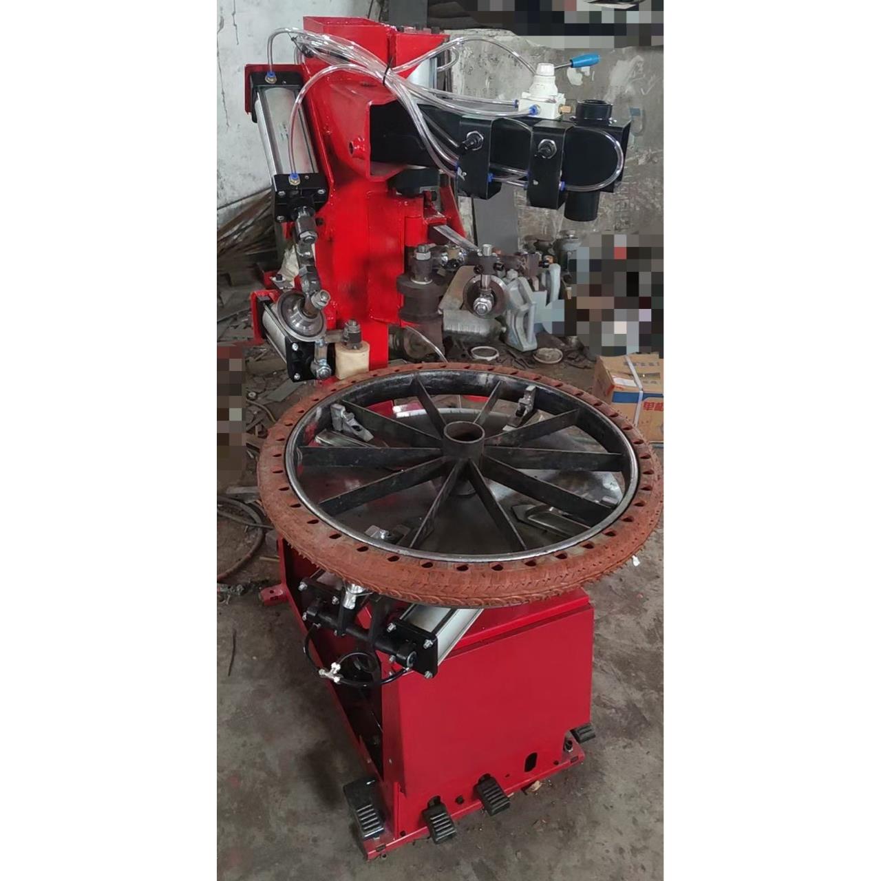 实心胎安装工具人力车推车斗车轮胎实心胎设备PU免充气胎装胎机