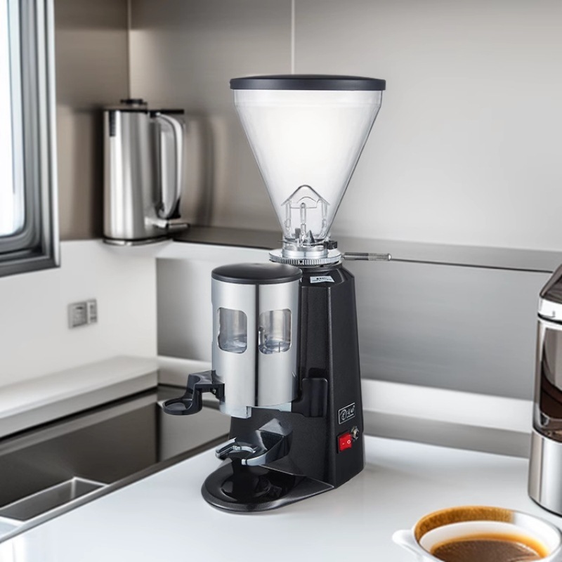 凌动LD-900N商用意式咖啡豆研磨器手拨式定量出粉磨豆机