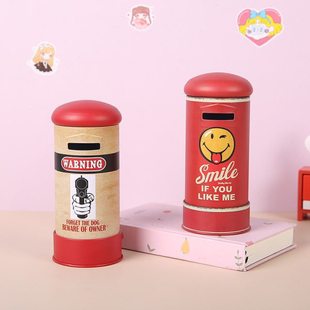 存钱罐2024新款只进不出儿童男孩女孩可存可取高级储蓄罐邮筒摆件