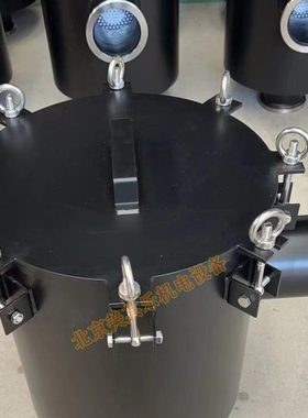 F008真空泵过滤器 4寸气泵风机前置粉尘灰尘过滤桶总成DN100定制