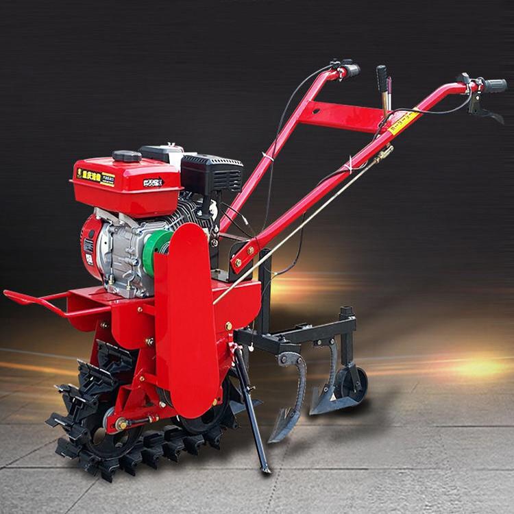 手扶式茶园趟地机山地用菜园链轨式犁地机小型新式旋耕机