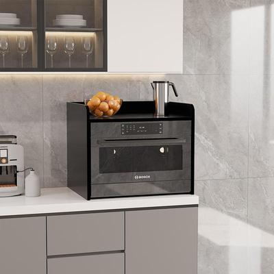 厨房落地嵌入板式洗碗机消毒柜架子碗柜架微波炉烤箱储物置物架子