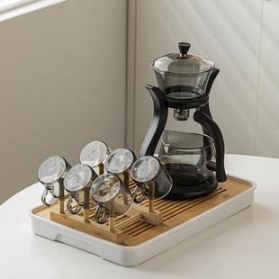 组合感应泡茶壶冲泡茶神器功夫茶杯 懒人家用玻璃半全自动茶具套装