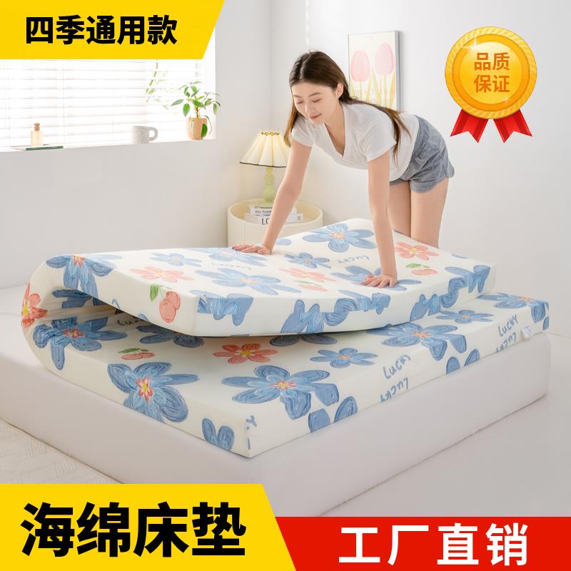 高密度海绵床垫家用双人铺底褥子学生宿舍定制炕垫飘窗垫榻榻米垫