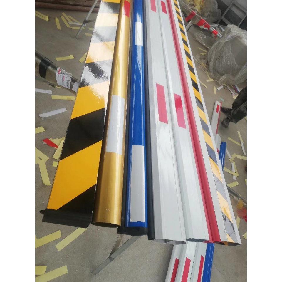 停车场电动升降杆小区铝合金直杆道闸杆栅栏杆门卫门禁起落拦车杆