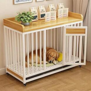 狗笼子大型犬加粗加厚室内带厕所一体特大号阿拉斯加狗笼宠物笼子