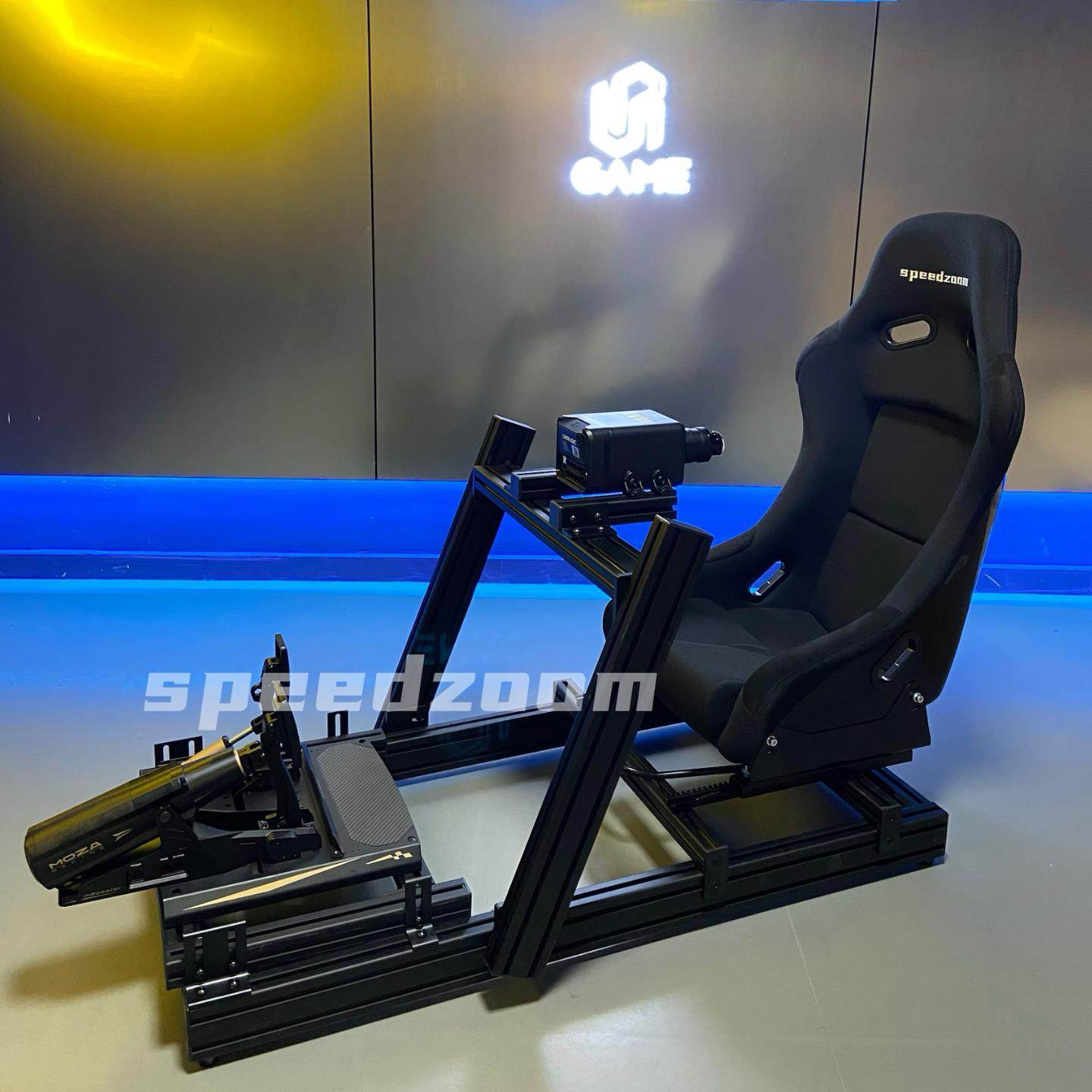 speedzoom 赛车模拟器支架座舱座椅 可调节 4080铝型材可定制