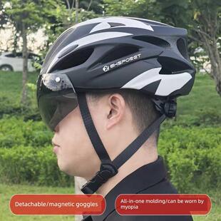 新的护目镜Ghsporet自行车自行车头盔山地自行车头盔透气运动的男