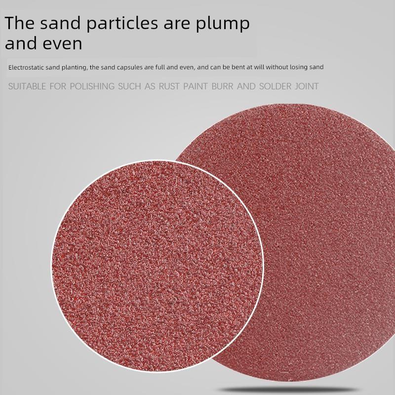 德国进口植绒砂纸片2寸50mm气动打磨机干磨沙纸圆盘木工3寸75mm圆