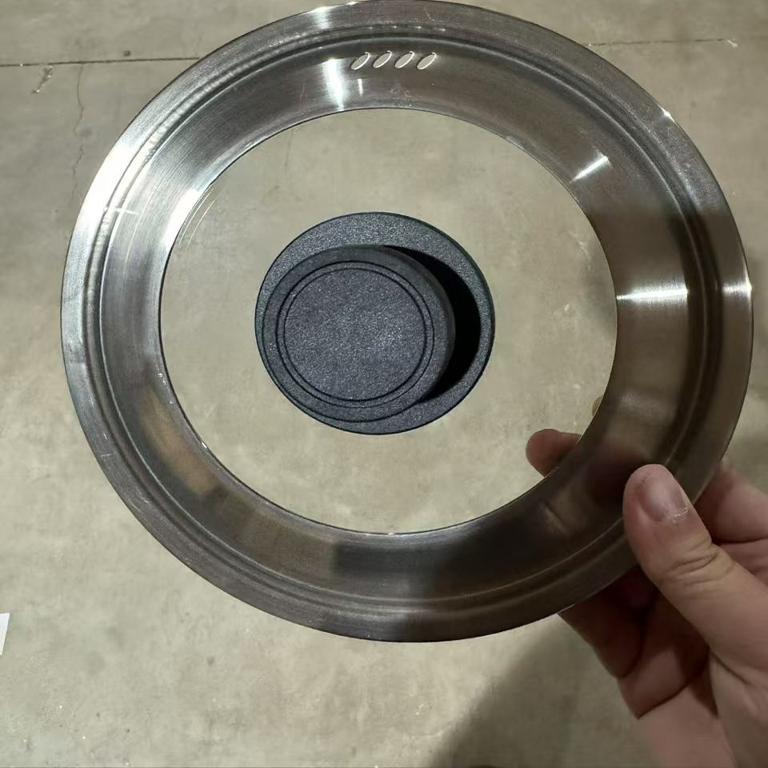 BRK德国制造18-10不锈钢锅盖316奶汤锅盖子下沉无铆钉加厚