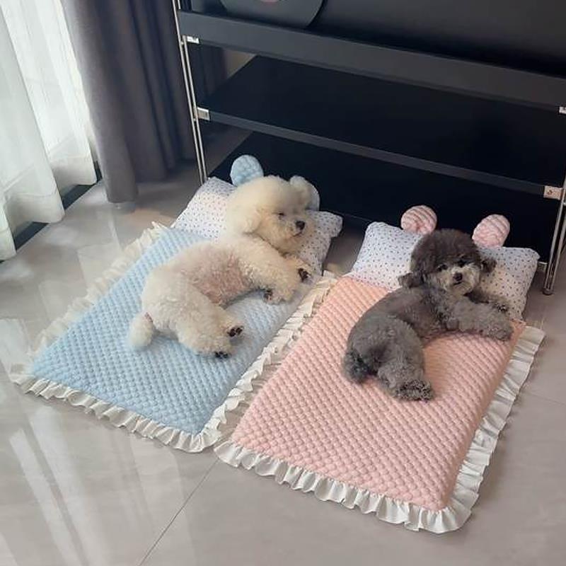 宠物猫垫垫可拆卸和可清洗的夏季冷却猫窝垫小猫四季睡眠垫夏季冰