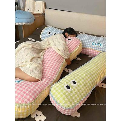 卡通长条抱枕女生睡觉专用靠枕长方形夹腿神器卧室宿舍侧睡抱透气