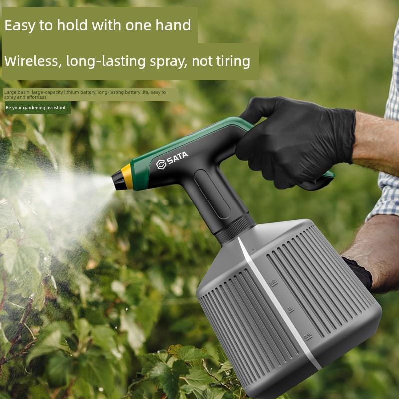 仕达电动洒水罐可充电喷雾器洒水器家用小型洒水器全自动专业洒水