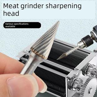 绞肉机刀片磨刀棒合金磨刀头金刚砂切片机石刀器机肉切磨刀打磨头
