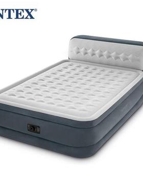 INTEX充气床垫家用户外单双人气垫床电动加厚双层便携折叠冲气床