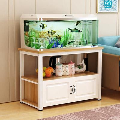 鱼缸底柜实木颗粒专用承重底座地柜柜子铝合金水族箱龟缸鱼缸架子