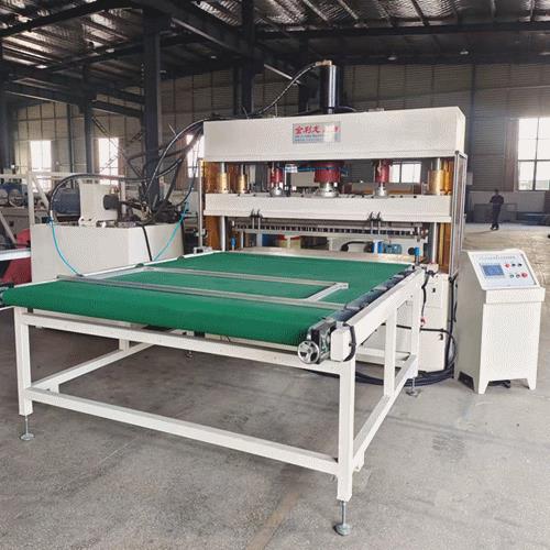 海绵异型孔自动冲孔机海绵床垫自动打孔机自带排废提供模具