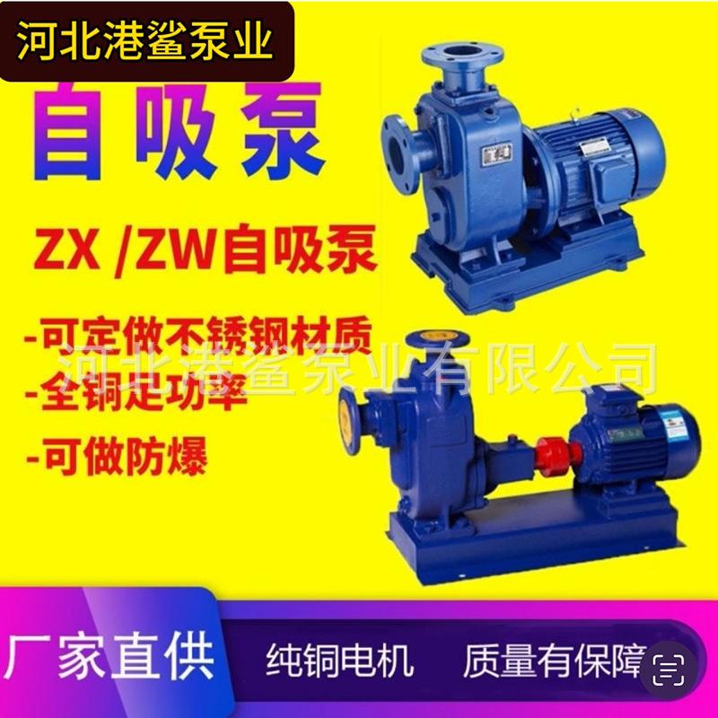 卧式离心自吸泵清水抽水泵工业管道排水泵锅炉热水冷却塔自吸泵