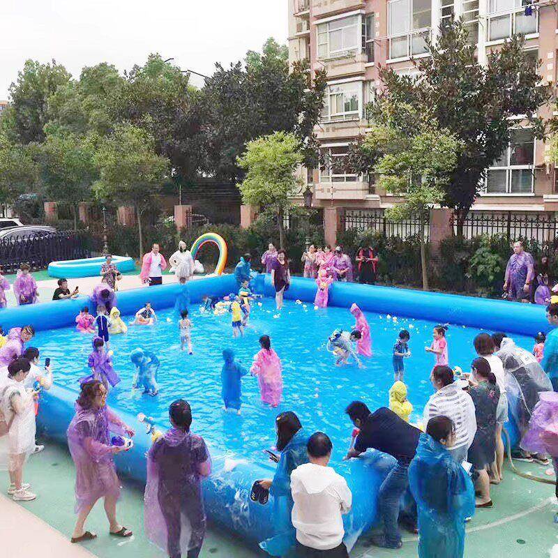 幼儿园水池儿童游泳池气模水上乐园体智能钓鱼亲子户外泡沫机