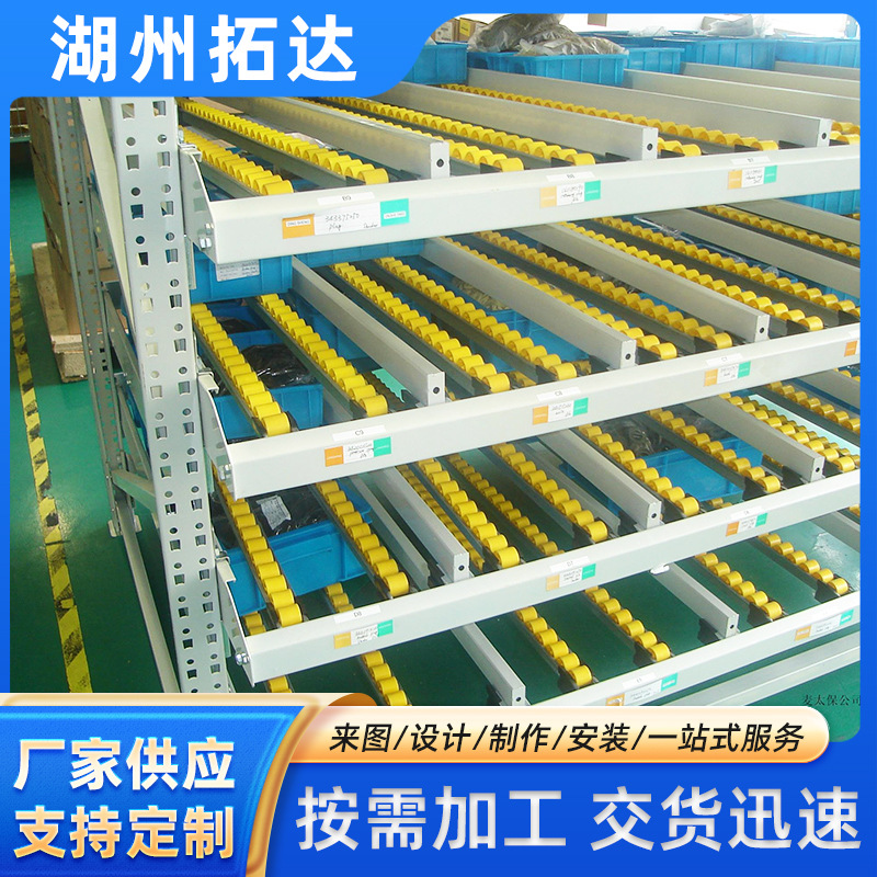 浙江流利式货架滑移式货架中型货架仓储货架仓库重型货架置物架