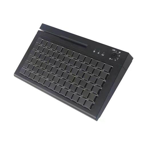GSAN吉成KB-78可程式化POS专用键盘 带刷卡器USB介面