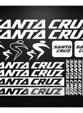 SANTA CRUZ山地自行车架贴纸 死飞个性车架防晒防水保护贴纸贴膜