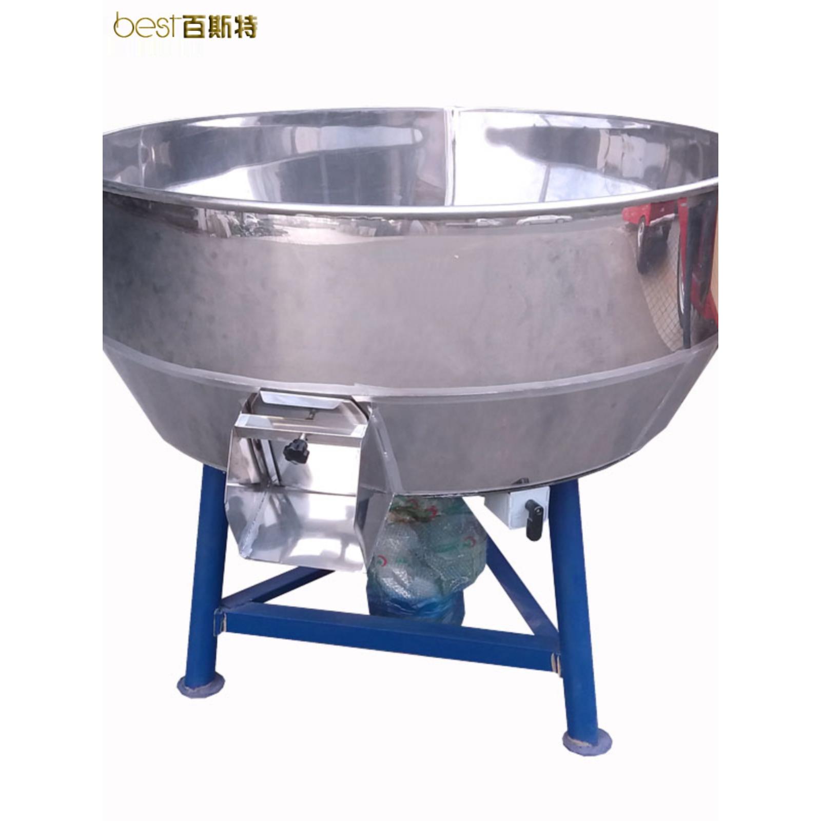 加厚饲料搅拌机拌料机塑料颗粒食品养殖场圆形不锈钢小型家用混色