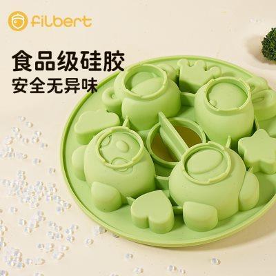 filbert宝宝辅食蒸糕模具婴儿食品级硅胶香肠米糕烘焙工磨具全套