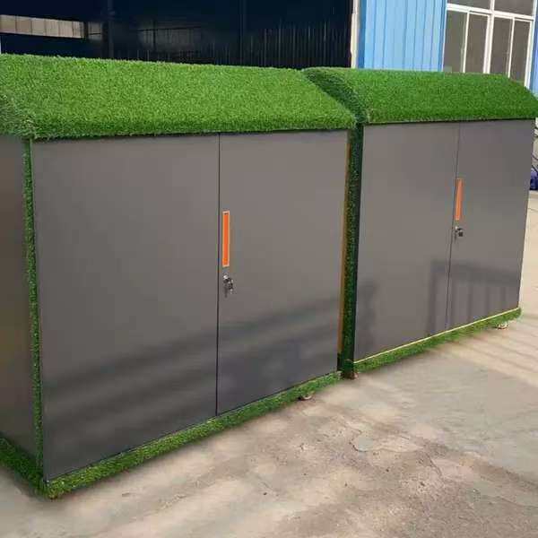 户外幼儿园涂鸦柜玩具柜置物防雨柜室外玩具柜带轮门锁储物柜杂物