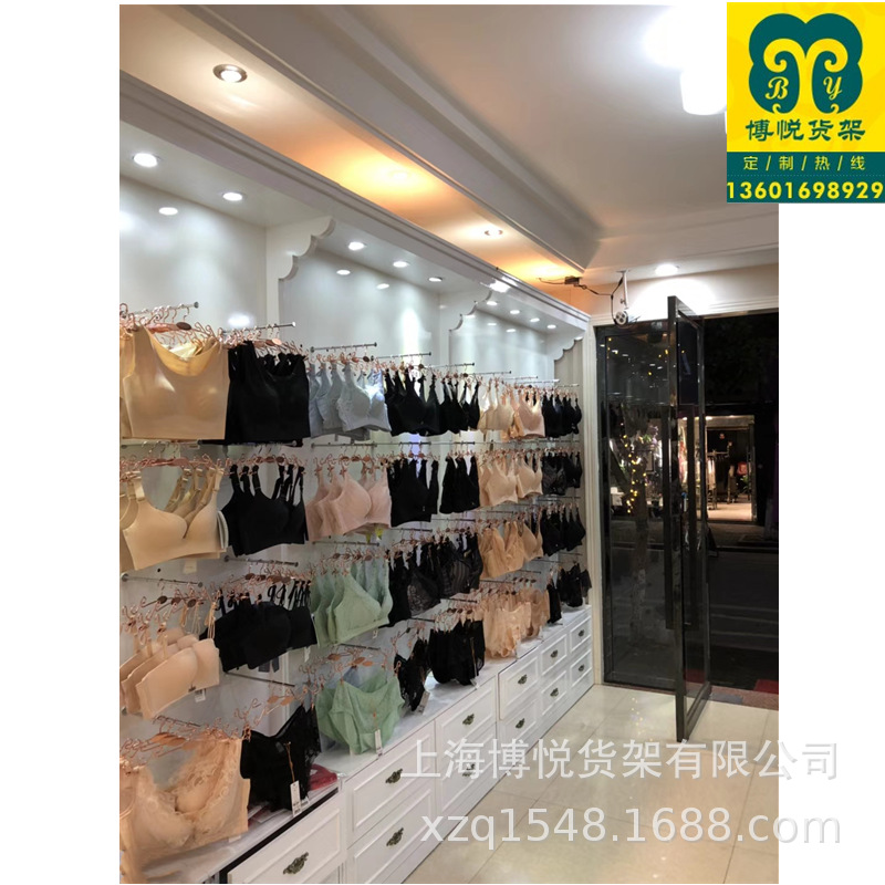 内衣柜文胸展示柜睡衣店货柜袜子货架围巾帽子陈列柜内裤展架木制